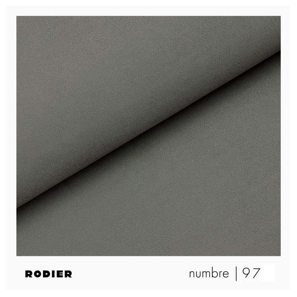 Сива кадифена табуретка Tuil – Rodier-image-3