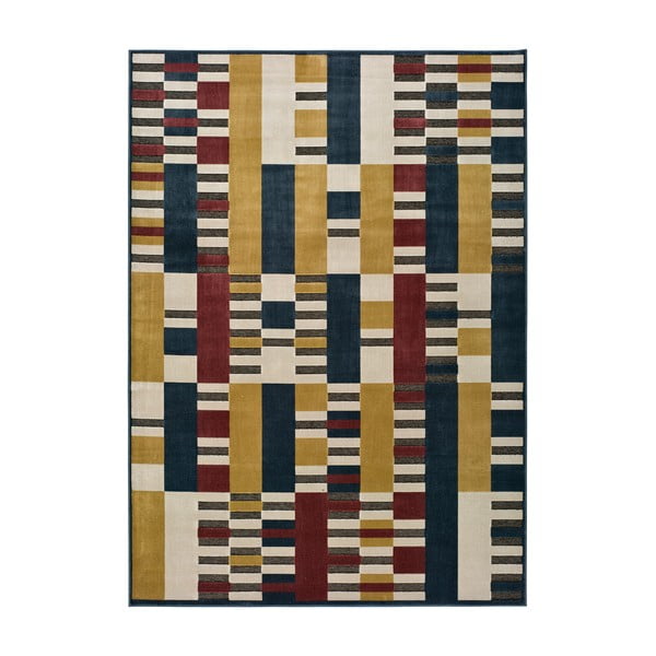 Жълт килим Farashe Stripes, 160 x 230 cm - Universal