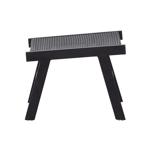 Черна табуретка за градински стол Puk - WOOOD-image-2