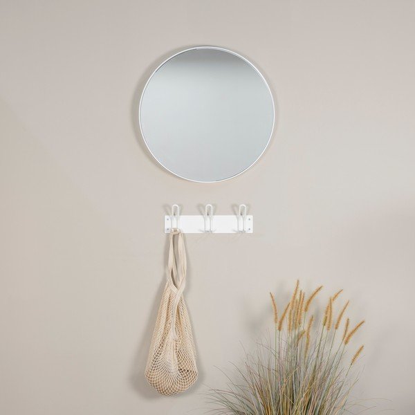 Бяла метална закачалка за стена Miles - Spinder Design-image-2