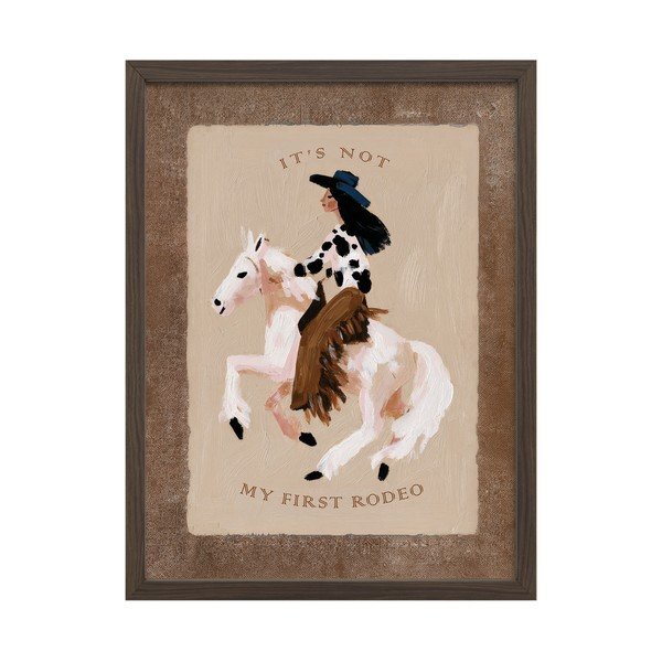 Печатна картина с включена рамка 30x40 cm Rodeo – Styler