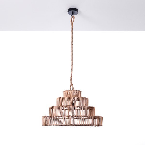 Висяща лампа от ратан с височина 35 cm Tower - Tomasucci-image-3