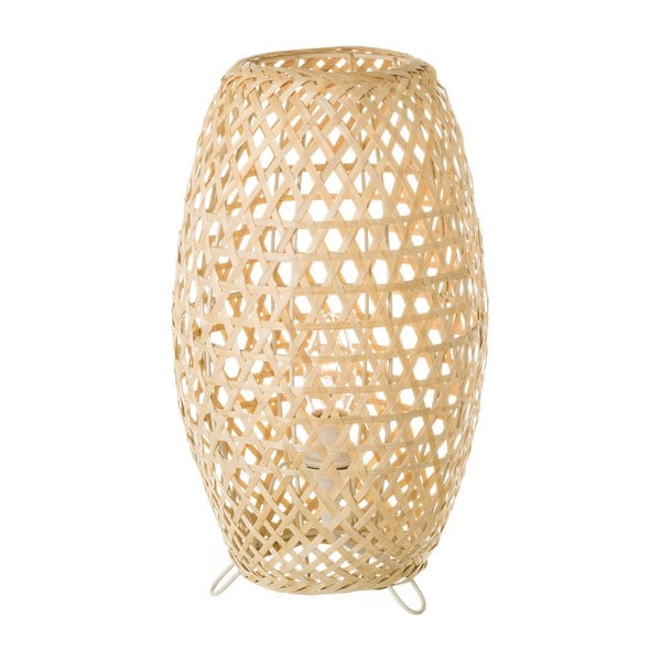 Бамбукова настолна лампа в естествен цвят с бамбуков абажур (височина 36 см) Natural Way - Casa Selección