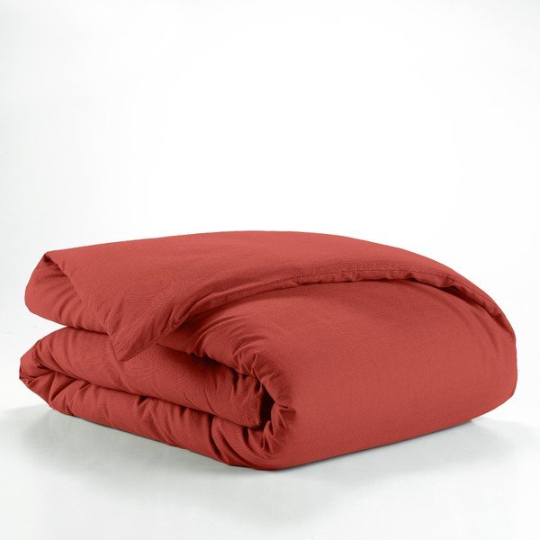 Единична памучна олекотена завивка в тухлен цвят 140x200 cm Lina – douceur d'intérieur