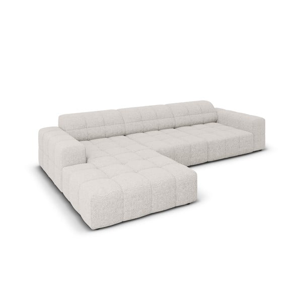 Светлосив ъглов диван (ляв ъгъл) Chicago - Cosmopolitan Design-image-4