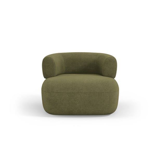 Зелено кресло от плат букле Jenny – Micadoni Home