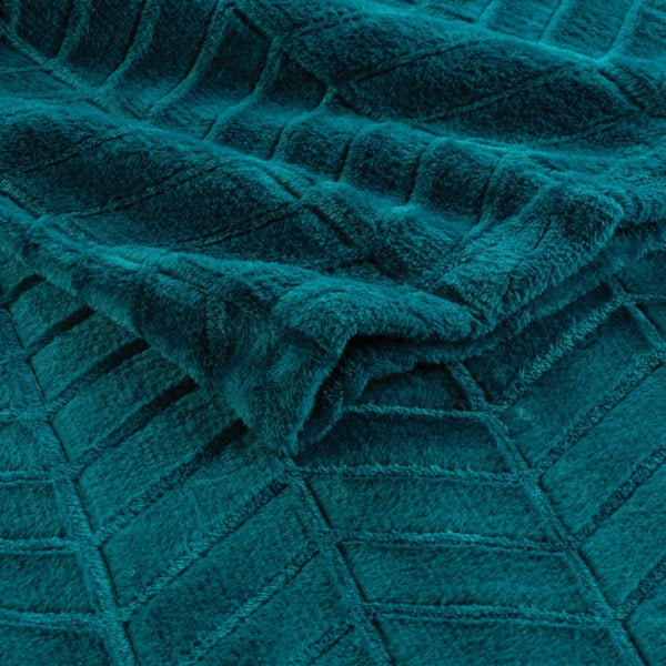 Синьо  покривало за легло от микрофланела 180x220 cm Arya – douceur d'intérieur-image-2