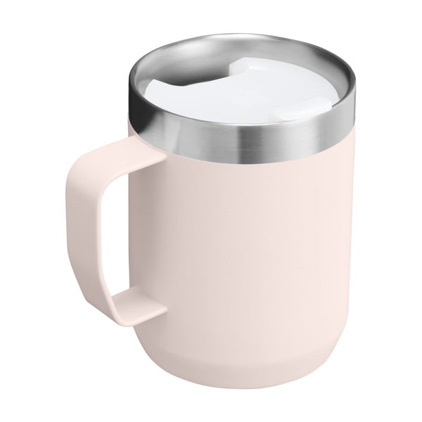 Светлорозова термочаша от неръждаема стомана 230 ml Stay-Hot Camp Mug Rose Quartz – Stanley-image-3