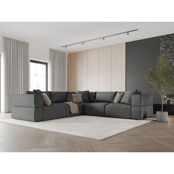 Тъмносив променлив ъглов диван Esther – Milo Casa-image-1