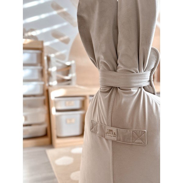 Бежов детски пуф Funny Bunny – The Brooklyn Kids-image-1