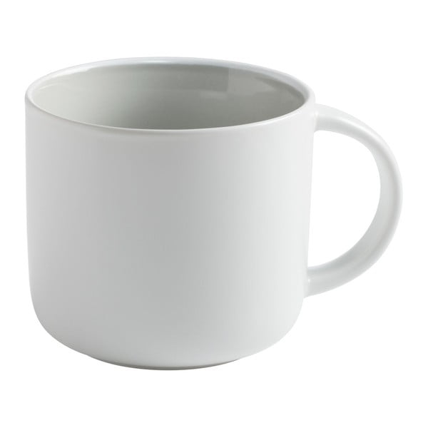 Бяла порцеланова чаша със сив интериор Maxwell & Williams Tint, 440 ml - Maxwell & Williams
