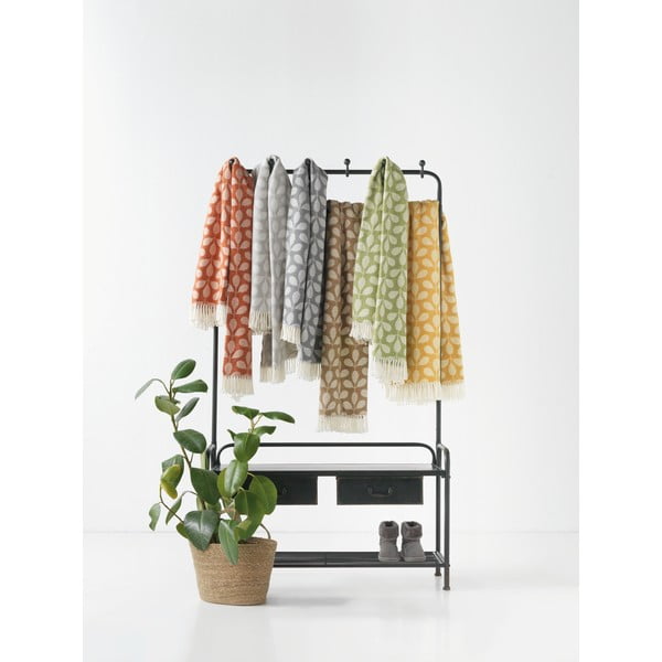 Кестеняво кафяво каре със съдържание на памук , 140 x 180 cm Sirkkalehti - Euromant-image-2