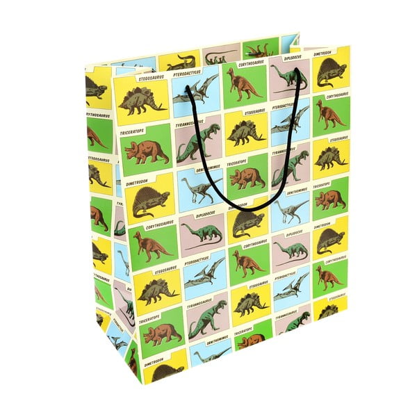 Чанта за подаръци 29x34 cm Prehistoric Land - Rex London