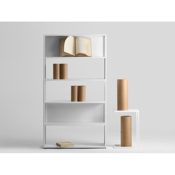 Бяла метална етажерка Персонализирана форма Hyller Side - CustomForm-image-1