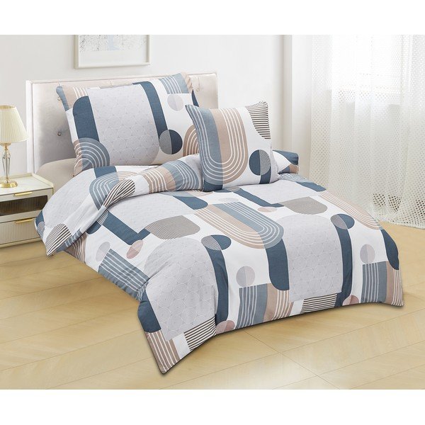 Единично  спално бельо от микросатен 3 части 140x200 cm Beryl – My House-image-1