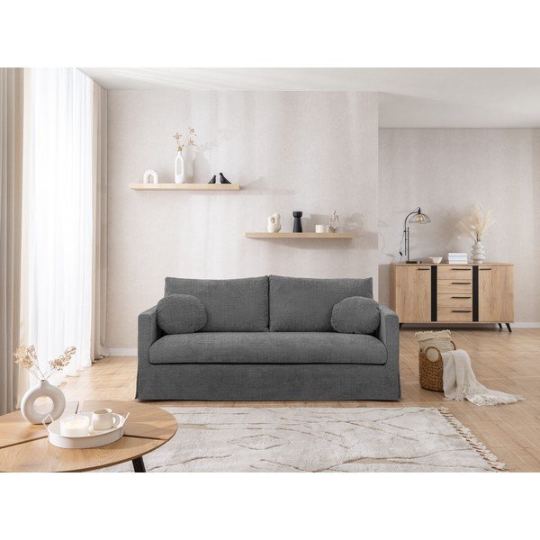 Тъмносив диван 195 cm Paphos – Ropez-image-3