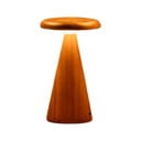 LED настолна лампа в естествен цвят с дървен абажур (височина 14 cm) Sylva – Gingko