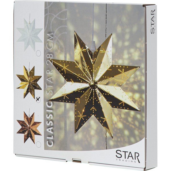 Коледна светлинна украса в златист цвят Classic - Star Trading-image-4