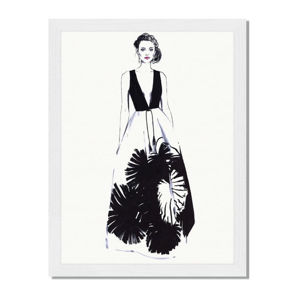 Obraz v rámu Liv Corday Scandi Dress, 30 x 40 cm