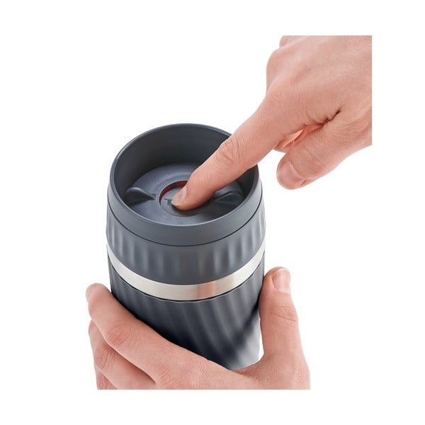 Сива термочаша 0,36 л Easy Twist - Tefal-image-4