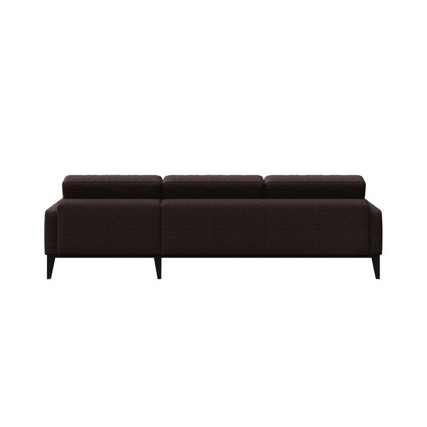 Hnědá rohová pohovka MESONICA Musso Tufted, levý roh-image-3