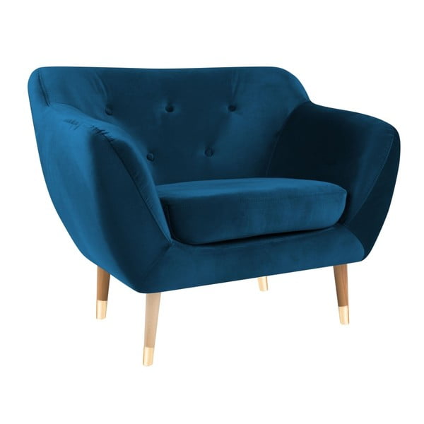 Modré křeslo Mazzini Sofas Amelie-image-3