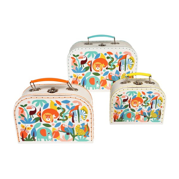 Детски куфари в комплект от 3 броя  Wild Wonders - Rex London-image-3