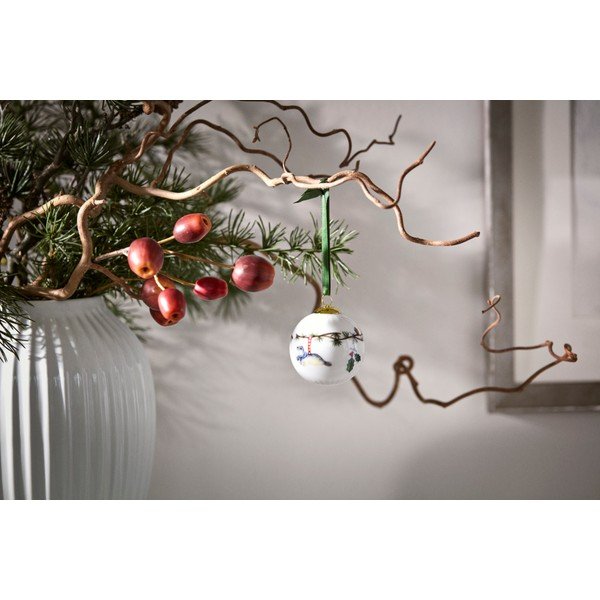Порцеланова ръчно рисувана Коледна украса ø 6 cm Hammershøi Christmas – Kähler Design-image-1