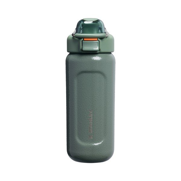 Зелена бутилка за пътуване бутилка  от неръждаема стомана 470 ml Wellspring Bottle Hammertone Green – Stanley