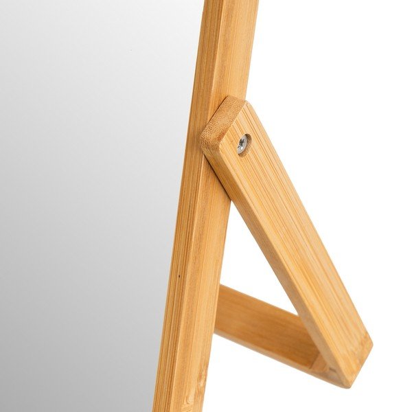 Козметично огледало бамбуково 20x27 cm – Casa Selección-image-1