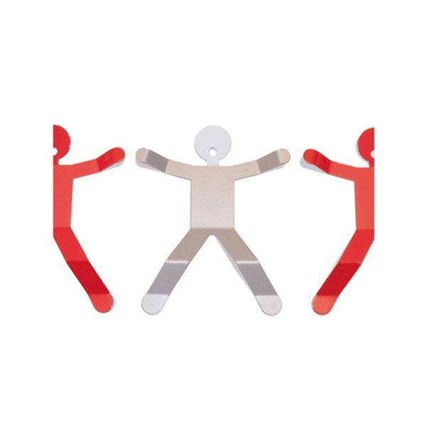 Podložka pod horké nádoby, Hot man, stříbrná-image-1