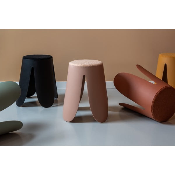 Пластмасова табуретка в цвят охра и жълто Savor - Leitmotiv-image-1