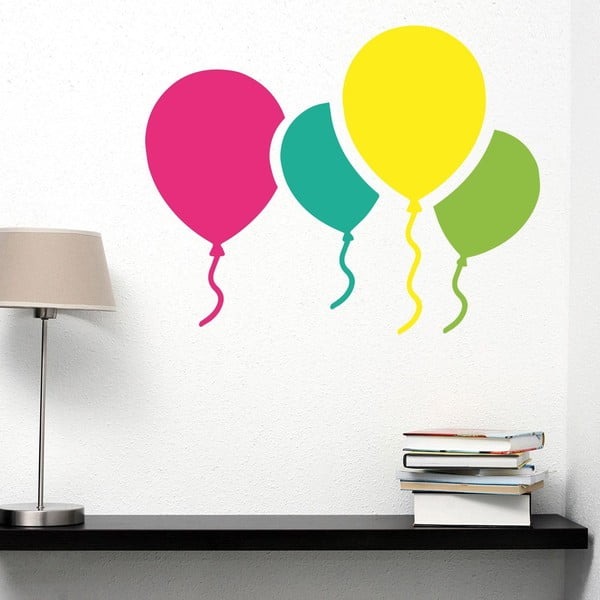 Samolepka na stěnu Colorful Baloons