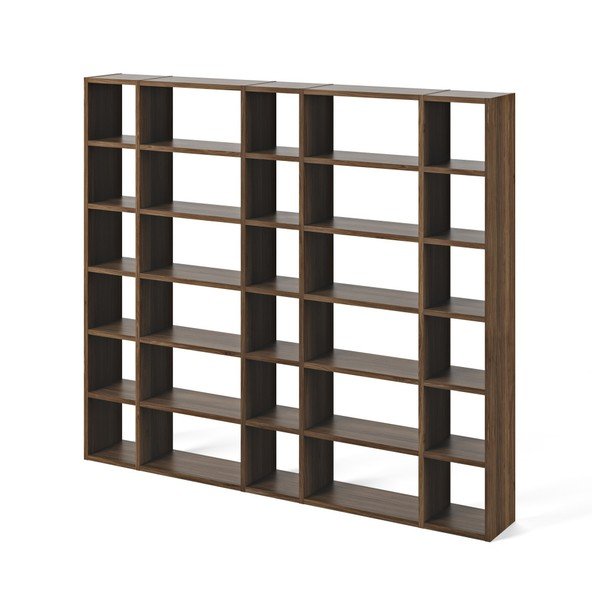 Шкаф за книги в орех 255x224 cm Pombal - TemaHome-image-2