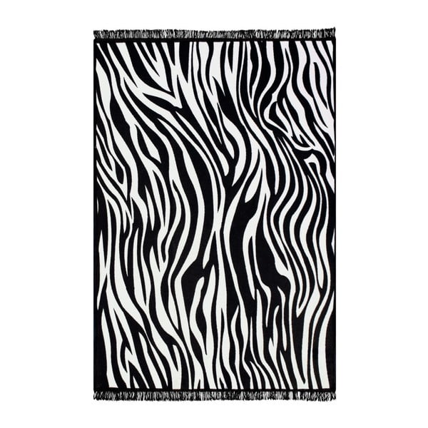 Двустранен килим подходящ за пране Kate Louise Doube Sided Rug Zebra, 120 x 180 cm
