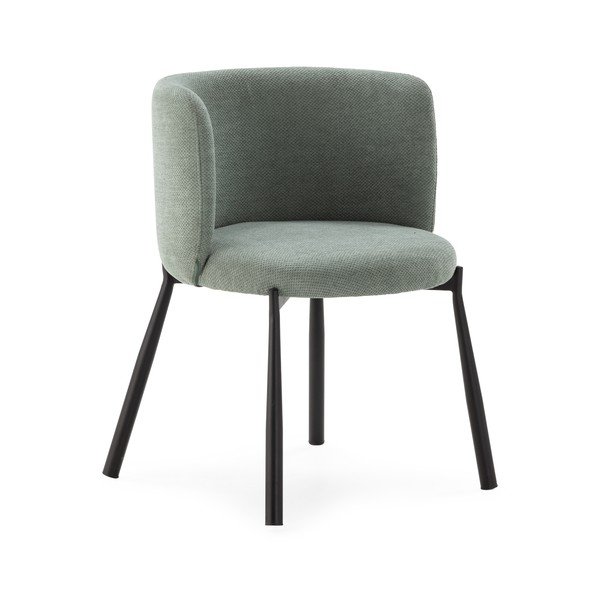 Тапицирани трапезни столове в комплект 2 бр. в цвят мента Ginny – MOME