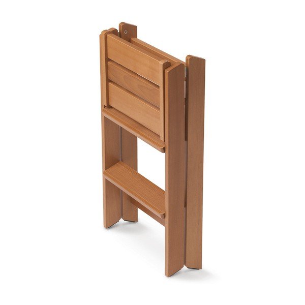 Skládací schůdky z bukového dřeva Arredamenti Italia Osimo-image-1
