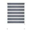 Сива ролетна щора ден и нощ 57x150 cm Zebra Natur – Gardinia