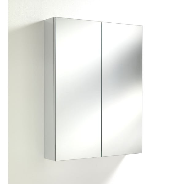 Бял стенен огледален шкаф Bony - Tomasucci