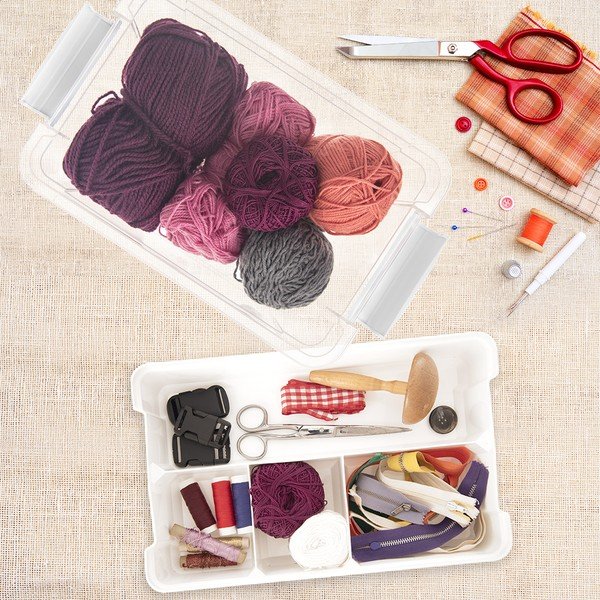 Пластмасова кутия за съхранение с капак 35x23x17 cm Multi Stormax – Orion-image-1