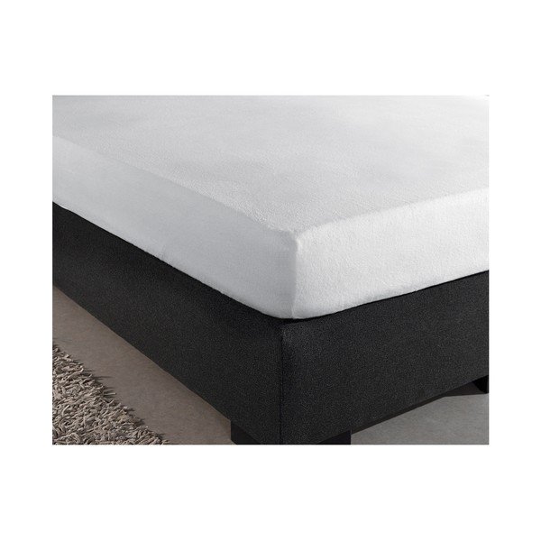 Bílé elastické prostěradlo Sleeptime Molton, 190/200 x 220/230 cm-image-1