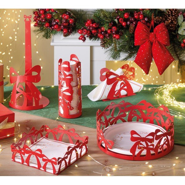 Поставка за салфетки от неръждаема стомана Red Ribbon – Brandani-image-1