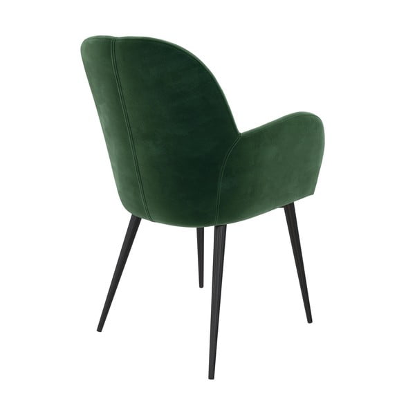 Зелен тапициран трапезен стол Fitz – Støraa-image-2