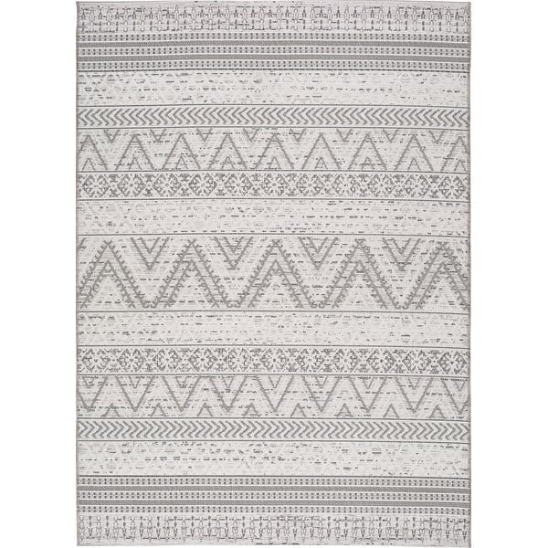 Сив килим за открито Geo, 130 x 190 cm Weave - Universal