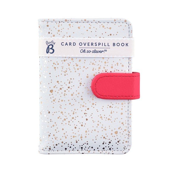 Бял държач за визитни картички Gin - Busy B