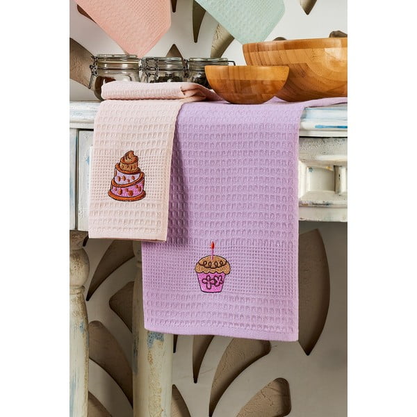Памучни кърпи за съдове в комплект от 6 бр. 40x60 cm Cake – Foutastic-image-3