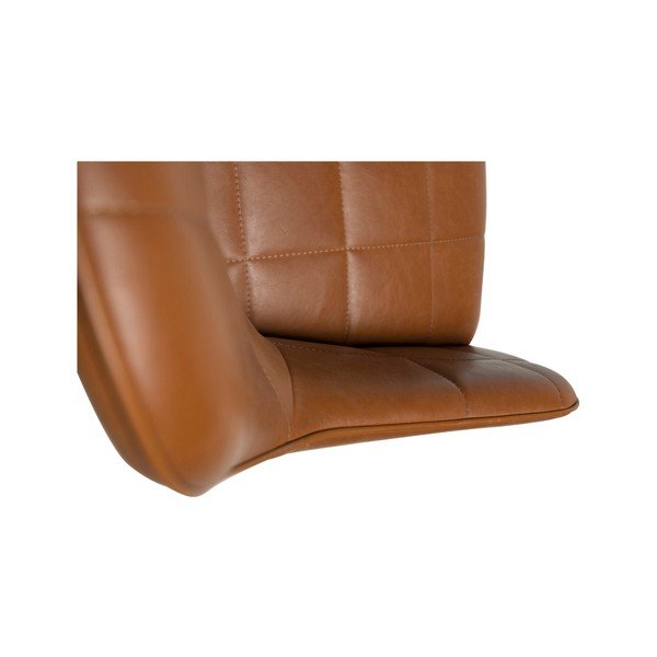 Кафяв кожен стол Прегръдка реколта Embrance - DAN-FORM Denmark-image-1