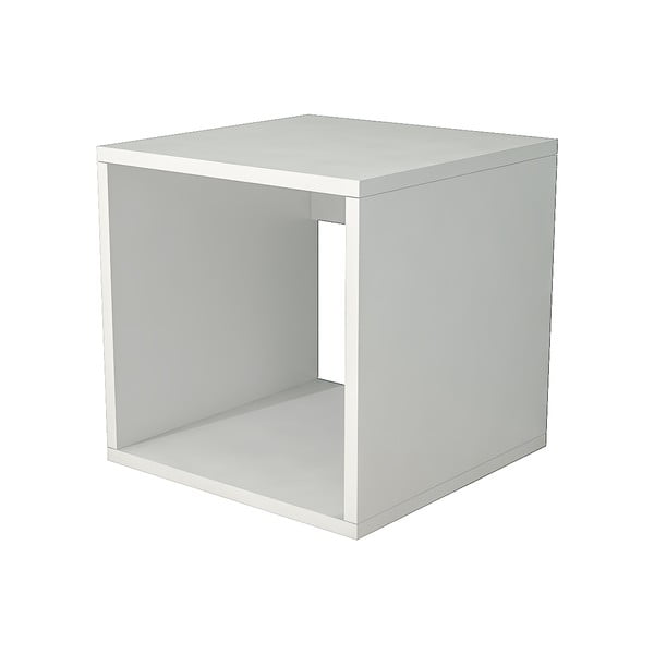 Бяло нощно шкафче Biga - Gauge Concept