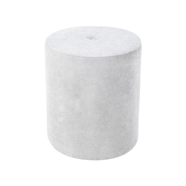 Светлосив пуф Motion, ø 40 cm - Kooko Home-image-2