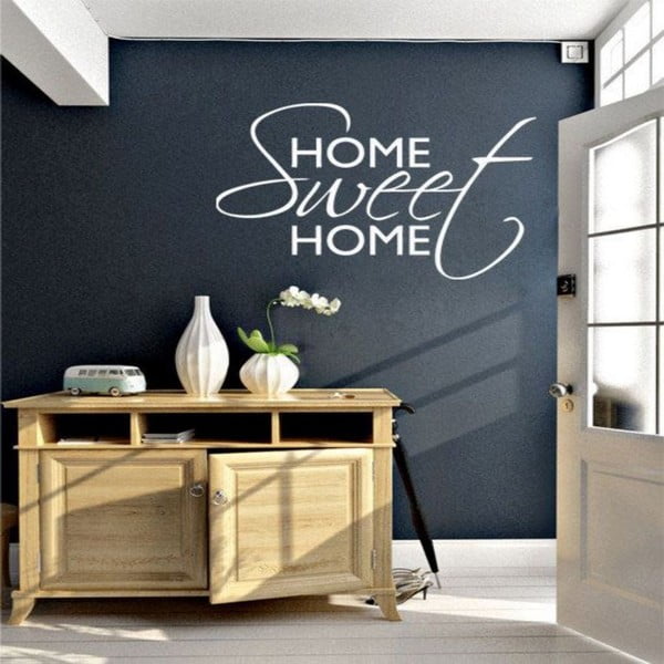 Декоративен стикер за стена White Home Sweet Home - Unknown